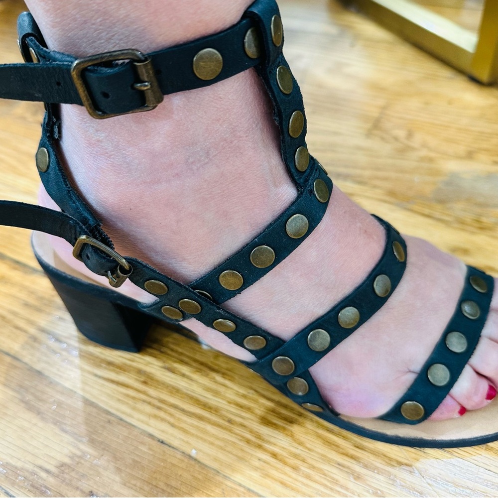 Denim & Supply Ralph Lauren Black Gladiator Sandals